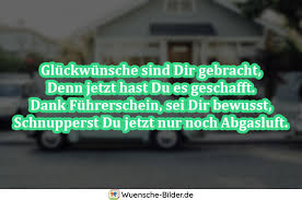 Sie haben bei uns den führerschein bestanden! á… Gluckwunsche Zum Bestandenen Fuhrerschein Lustige Texte Bilder