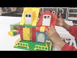 Build Farm House Learn Color With Building Blocks Lego Duplo Animals Toys For Kids Youtube Farm Animal Toys Pet Toys Lego Duplo