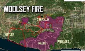 Friday 5 miles northwest of santa monica, ca in. Woolsey Fire Map Update Malibu Fire Nears Palisades Brentwood