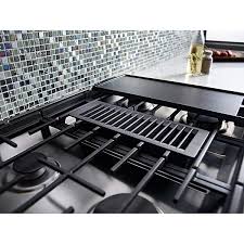 4 burner downdraft dual fuel range