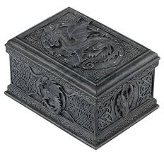 Celtic Dragon Trinket Box Stu Home Aawu75962aa Celtic Dragon Fantasy Decor Trinket Boxes