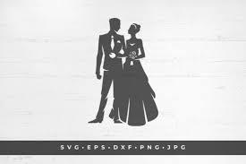 Download Bride And Groom Silhouette Isolated Graphic By Vasyako1984 Creative Fabrica PSD Mockup Templates