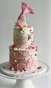 30 Most Creative And Pretty Wedding Cakes Modwedding Mermaid Birthday Cakes Mermaid Cakes Themed Cakes