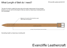 Maybe you would like to learn more about one of these? Faq No 1 What Length Of Belt Do I Need Evancliffe Leathercraft