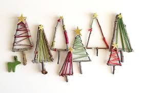 How To Make Mini Twig Christmas Tree Decorations Mini Christmas Tree Decorations Eco Friendly Christmas Decorations Twig Christmas Tree