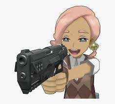 Discover and download free hand with gun png images on pngitem. Transparent Holding Gun Png Ilima Pokemon With A Gun Png Download Kindpng