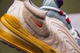 Cactus jack branding at the heel is the finishing touch. Travis Scott X Nike Air Max 270 React Release Infos Everysize Blog