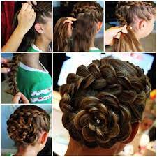 Almost all hairstyles for long hair look chic, and braided rose is not an exception. Diy Side Braid Rose Flower Hairstyle Tutorial Diy Tutorials