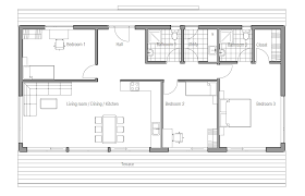 Affordable Home Ch64 With Full Wall Height Windows House Plan