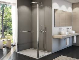 Freistehende Duschwand 170 X 200 Cm Echtglas Esg 6 Mm Incl Antikalk Glasveredelung Profil Alu Silber Hochg Bathroom Mirror Bathroom Lighted Bathroom Mirror