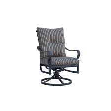 Sale starts at cad $342.57. Onsight Panacea High Back Swivel Rocker Patio Dining Chair With Cushion The Home Depot Canada