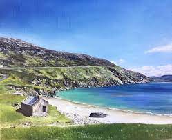 Ireland Oil Painting Keem Bay Achill Island County Mayo County Mayo Scotland Castles Ireland
