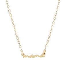 Macy's simulated ruby mom pendant in fine silver plate. 14k Gold Use Your Words Cursive Mama Necklace Elliot Young Fine Jewelry Wolf Badger