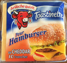 Toastinette Pour Hamburger Au Cheddar La Vache Qui Rit 200 G 10 Tranches