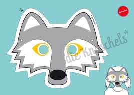 E Book Maske Fur Kinder Wolf Masken Kinder Marchen Basteln Masken