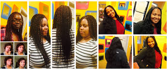 Experienced stylists trim unwanted length before creating custom looks that may include highlights or a coloring treatment. Hair Braid Stylists Boston Ma Simina African Hair Braiding