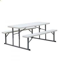 6 Ft Blow Mold Folding Picnic Table Mills Fleet Farm Folding Picnic Table Industrial Dining Table Outdoor Patio Table