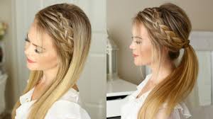 If you recreate this style, be sure to tag us on. Woven Headband Braid Missy Sue Youtube