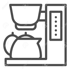 We will notify you before that. Coffee Maker Line Icon Coffee Machine Vector Illustration Isolated Royalty Free Cliparts Vectors And Stock Illustration Image 111825039