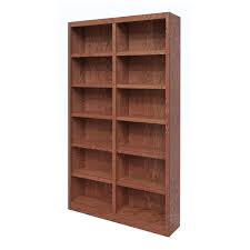 Get 5% in rewards with club o! Concepts In Wood 12 Shelf Double Wide Wood Bookcase 84 Inch Tall Oak Finish Walmart Com Walmart Com