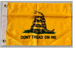 The gadsden flag is a historical american flag with a yellow field depicting a timber rattlesnake coiled and ready to strike. Don T Tread On Me Gadsden Flags Us Patriot Flags