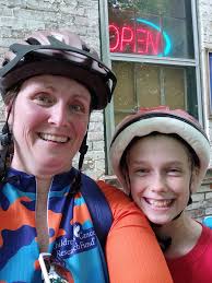 100 mile ride with my daughter this morning.