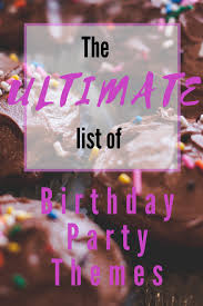 Birthday Themes For Kids The Ultimate List Of Birthday Party Themes For Kids In 2020 Birthday Party Themes Kids Party Themes Party Themes