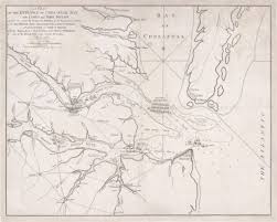 The First Published Map Of The Battle Of Yorktown Rare