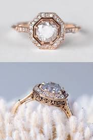 Octagon Diamond Frame Bella Ring Diamond Engagement Rings Vintage Vintage Engagement Rings Art Deco Engagement Ring