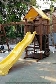 Juegos Infantiles De Madera Curada Guatemala Guatemala Playground Park