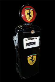 Fuel pump (in tank) right and left; Stylish 1956 Bennett 966 Gas Pump Restored In Ferrari Regalia