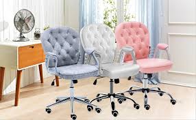 Premium quality, gorgeous and luxurious silver grey crushed velvet chair cover Jl Comfurni Silver Grey Crushed Velvet Fabric Home Office Chair Swivel High Adjustable Computer Desk Chairs Graceful Reception Chairs Grey Amazon Co Uk Home Kitchen