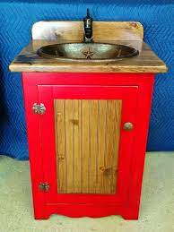 A corner bathroom vanity is a small bathroom vanity that fits snugly in a corner of your bathroom. Rustic Bathroom Vanity With Sink 25 Bathroom Etsy