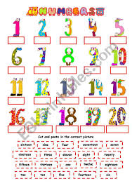 Tracing numbers 1 20 worksheets | number writing … from i.pinimg.com. Numbers 1 20 Esl Worksheet By Nichi