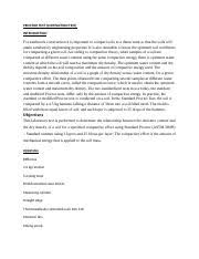Lab Report Proctor Test Compaction Test Introduction For Earthwork Construction It Is Important To Compact Soils To A Dense State So That The Soils Course Hero