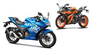 The ktm rc 390 flagship bike gets metallic silver colour which is priced at rs. Ktm Rc 125 Vs Suzuki Gixxer Sf 150 Specs Comparison