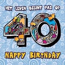 Bol Com Verjaardagskaart 3d 40 Jaar