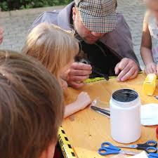 Kinder Detektive Beim Fingerabdruck Sichern Kindergeburtstag Kinder Detektivgeburtstag