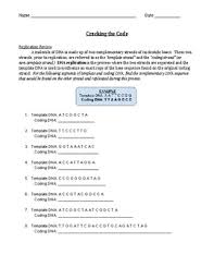 Displaying top 8 worksheets found for transcription and translation practice. Cracking The Code Transcription And Translation By Iwolf Science