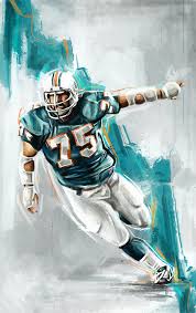 Miami Dolphins Honor Roll Lithograph Program Cover On Behance