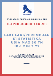 Check spelling or type a new query. Pt Charoen Pokphand Indonesia Tbk Departemen Statistika