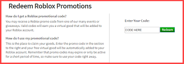 Roblox promo codes are codes that you can enter to get some awesome item for free in roblox. Roblox Promo Codes List January 2021