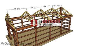 The best of both worlds. 16x32 Pole Barn Roof Plans Myoutdoorplans Free Woodworking Plans And Projects Diy Shed Wooden Playhouse Pergola Bbq