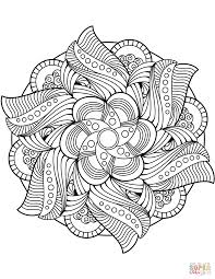 Disegni Di Mandala Floreali Da Colorare Pagine Da Colorare Con Fiori