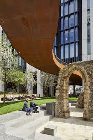 London Wall Place Building On History Landscapearchitecture Garden Space Architecture Heritage Culture Architecture Commerciale Architecture History