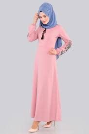 modaselvim 49 tl kollari nakisli elbise ukb3006 s pudra dresses fashion head scarf