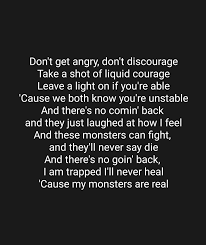 This ranked poll includes songs like monster by rick ross, and the monster by eminem. Monsters Shinedown Shinedown Lyrics Great Song Lyrics Rock Music Lyrics