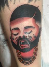 While recently vacationing in barbados, drake was photographed shirtless on the beach and that's what's kicked off this entire conversation. This Cartoon Style Tatt Involves A Crying Baby Drake Obvs Views From The Capital Xtra
