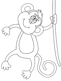 Close This Template Window When Done Printing Monkey Coloring Pages Animal Templates Animal Coloring Pages