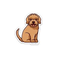The Goldendoodle Sticker Stickers Hayvan Ve Fikirler